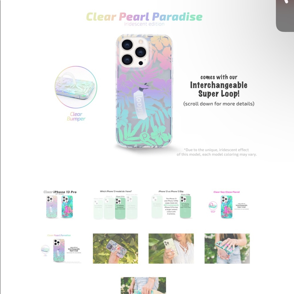 iPhone 13 (6.1”) Loopy Case